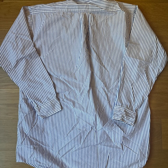 Ralph Lauren Men's White and Blue Striped Shirt - Picture 2 of 8